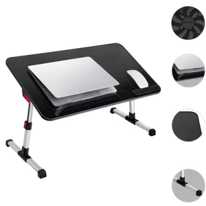 میز لپ‌تاپ 16 تا 17 اینچ با فن خنک کننده سایجی A8 تاشو و قابل حمل