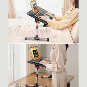 میز و پایه نگهدارنده لپ‌تاپ تا 17 اینچ سایجی A6LQ تاشو و قابل حمل