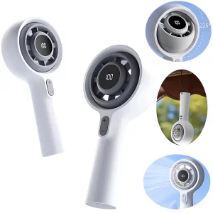 پنکه شارژی دستی دیجیتالی کوالیتل Qualitell مدل Y3 GXF06 قابل چرخش