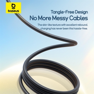 کابل شارژ USB به لایتنینگ/تایپ سی/میکرو یو اس بی طول 130 سانتی‌متر 3.5 آمپر بیسوس CB000161/ P10376303121