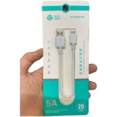 کابل شارژ کوتاه 25 سانتی میکرو یو اس بی