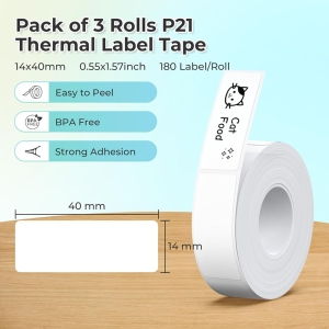 کاغذ پرینتر لیبل زن حرارتی GL-PR11 گرین‌لاین Green Lion GNLBLMKTP