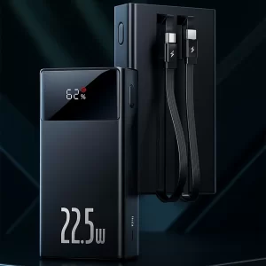 پاوربانک 20000 تایپ سی، USB و لایتنینگ 22.5 وات بیسوس Baseus P10067402122 PPXD2-20