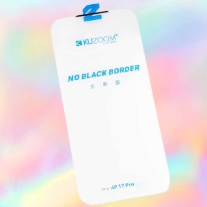گلس آیفون 17 پرو کوزوم KUZOOM No Black Border بدون حاشیه