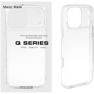 قاب آیفون 17 پرومکس مجیک‌ماسک MaGic Mask Q SERIES شفاف اکلیلی