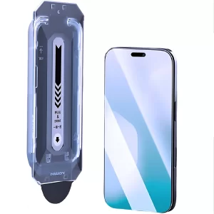 گلس شیشه‌ای شفاف آیفون 17 پرو نیلکین Nillkin H+ Pro همراه با کیت نصب