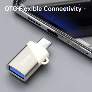 تبديل و اوتی‌جی USB به تایپ‌سی راک مدل ROCK L12