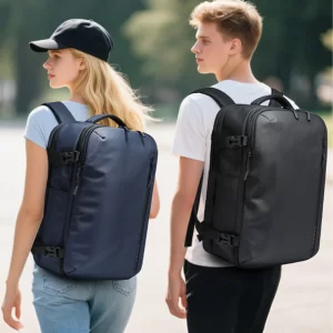 کوله پشتی لپ تاپ 15.6 اینچ بنج اصل Bange BG-7876 طرح چمدان رمزدار 22 لیتری