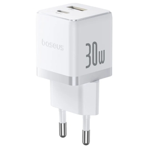 شارژر دیواری USB و تایپ سی 30 وات بیسوس Baseus Palm