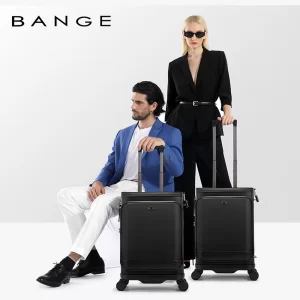 چمدان چرخ‌دار 20 اینچی ضدآب و ضدسرقت 52 لیتری بنج Bange QL701
