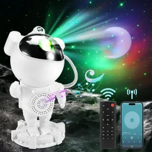 چراغ خواب پروژکتوری کهکشانی فضانورد اسپیکردار Astronaut Star Light