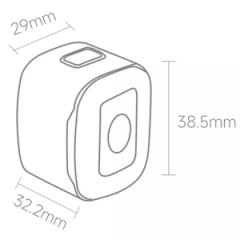 چراغ عقب شارژی ضدآب دوچرخه هیمو شیائومی Xiaomi HIMO CUBE200