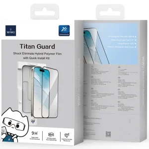 گلس گوشی آیفون 17 پرومکس ویوو Wiwu Titan GT- 020 همراه با کیت نصب