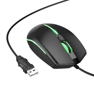 ماوس گیمینگ سیمی هوکو Hoco مدل GM37 با نورپردازی RGB
