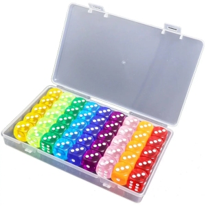 تاس شفاف اکریلیک بسته 45 عددی مدل Boxed