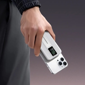 پاوربانک وایرلس 10000 پاورولوژی Powerology اصل مدل PPB20910 و هولدر