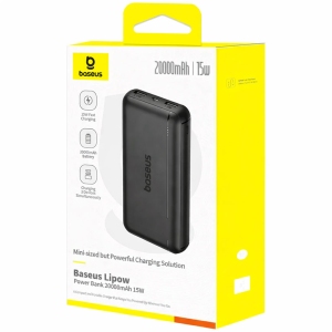 پاور بانک 20000 بیسوس Baseus اصل 15 وات مدل LIPOW PPBY-2W15NG