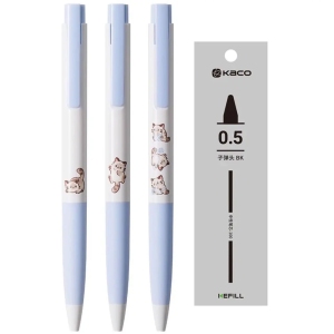 خودکار ژله ای کاکو Kaco اصلی نوک 0.5 میلی‌ متری 3 عددی مدل K7