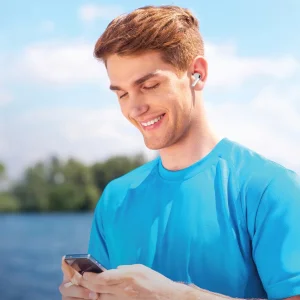 هندزفری بلوتوثی گرین لاین Green Lion مدل GNTWS4G1WH بلوتوث 5.3