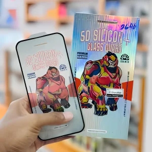 گلس آیفون 17 پرو موکوسون Mocoson مدل 5D Silicon Plus ایربگ دار