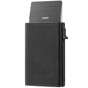 جاکارتی و کیف پول مردانه Bueay مدل B02 ضدسرقت با فناوری RFID