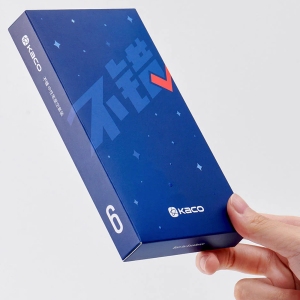 خودکار ژله‌ای مشکی کاکو KACO مدل Starry Sky نوک 0.5 میلی متری 6 عددی