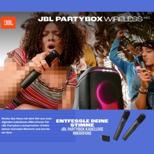 میکروفون بی سیم پارتی باکس جی بی ال JBL مدل PartyBox شارژی