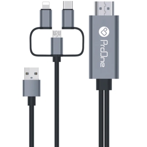 کابل HDMI پرووان ProOne مدل PCH70 چند سر مناسب اندروید و آیفون