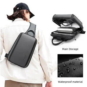 کیف کراس بادی مردانه بنج Bange BG-2811 ضد آب مناسب تبلت 11 اینچی