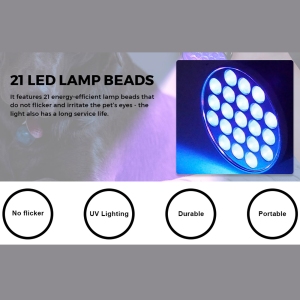 چراغ قوه UV مدل LED Scorpion Flashlight باتری خور