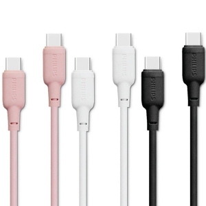 کابل تایپ سی 60 وات فیلیپس Philips مدل DLC6541CW طول یک متر