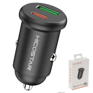 شارژر فندکی ماشین هایکو استار HICOSTAR مدل HS-CC23 توان 30 وات