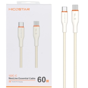 کابل تایپ سی 60 وات هایکو استار HICOSTAR مدل 122C-C یک متر