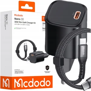 شارژر دیواری 30 وات مک دودو Mcdodo مدل CH-0082 با کابل تایپ سی