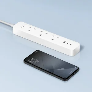 چند راهی برق شیائومی XIAOMI مدل XMCXB01GB با 3 سوکت و 3 پورت