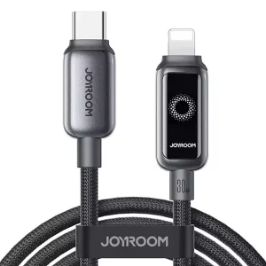 کابل تایپ سی به لایتنینگ جویروم JOYROOM مدل S-A55 توان 30 وات 1.2 متر
