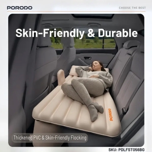 تشک بادی خودرو پورودو PORODO مدل PDLFST056 با پمپ اتوماتیک