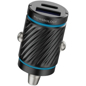 شارژر فندکی فست شارژ پاورولوژی Powerology مدل PCCSR023 توان 36 وات