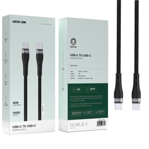 کابل  تایپ سی گرین لاین Green Lion مدل GNBRUSCTCBK توان 60 وات