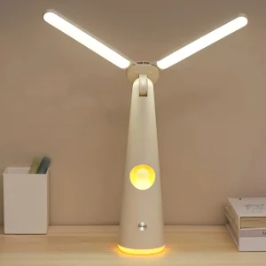 چراغ مطالعه شارژی مدل TYX-8115 رومیزی تاشو دو سر