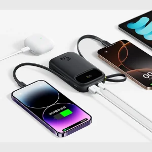 پاور بانک 20000 باسئوس Baseus مدل P10082105123 توان 45 وات با کابل