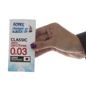 کاندوم ناچ کدکس KODEX مدل CLASSIC ضخامت بسیار نازک 30 میکرون