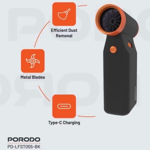 جت فن دمنده پورودو Porodo مدل PDLFST055BK