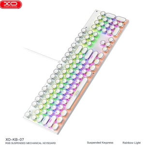 کیبورد مکانیکی سیمی ایکس او XO مدل KB-07 با نور RGB