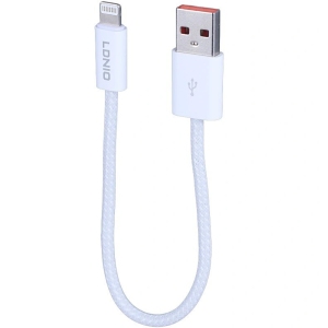 کابل آیفون لایتنینگ الدنیو مدل LS901 توان 25 وات 20 سانتی‌متر
