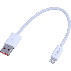 کابل آیفون لایتنینگ الدنیو مدل LS901 توان 25 وات 20 سانتی‌متر