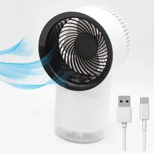 پنکه رومیزی مه پاش و دستگاه بخورمدل XY-73 شارژی