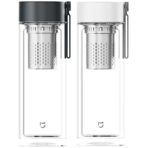 فلاسک شیشه‌ای دو لایه مسافرتی 400 میلی‌لیتری میجیا شیائومی MJBLB01PL آنباکسینگ برای تولید محتوا