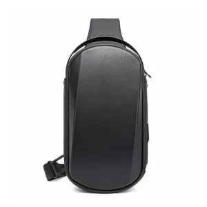کیف کراس بادی مردانه و زنانه بنج اصل BANGE BG-7256 ضد آب USB دار ایراد ظاهری