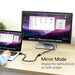 کابل افزایش طول HDMI یوگرین UGREEN مدل HD107 طول 0.5 متری